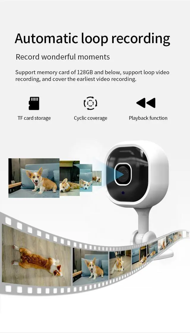 Alt view image 6 of 7 - A3 Mini CCTV Camera WIFI Ultra Small Camcorder Portable Video Recorder PIR Body Sensor Motion Detection Alarm IR Night Vision