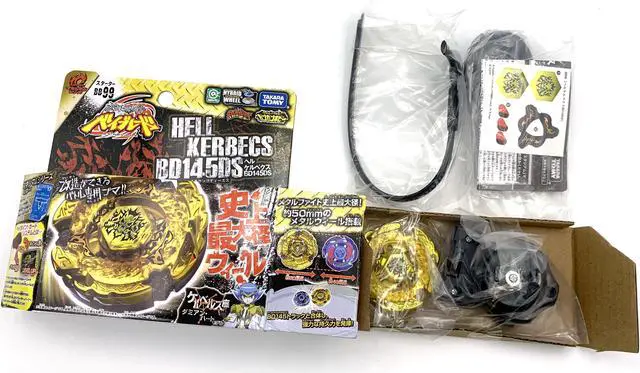 Alt view image 3 of 4 - ORIGINALtakara Tomy Beyblade Metal Battle Fusion Top BB99 Hades / Hell Kerbecs BD145DS Masters 4D Spinning Top Battling Top