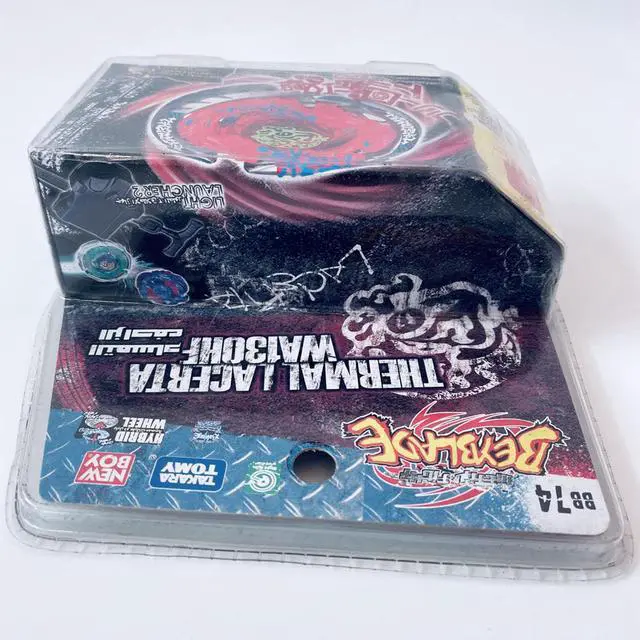 Alt view image 6 of 6 - Takara Tomy Beyblade Metal Fight NEWBOY BB74 Thermal Lacerta complete Starter set WA130HF Spinniong Top Toupie Gyroscope