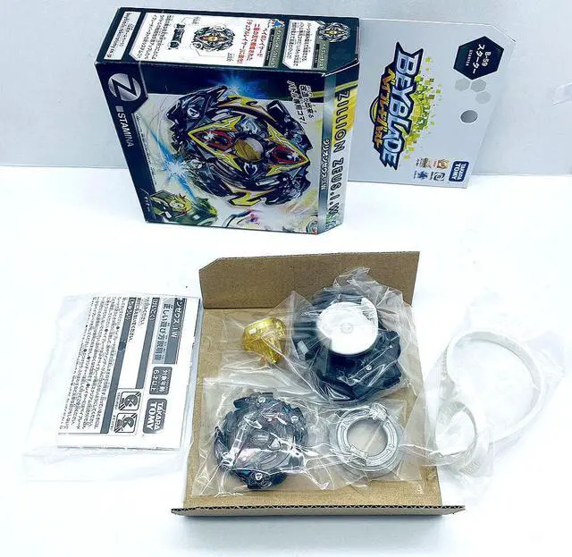 Alt view image 3 of 7 - TAKARA TOMY Zillion Zeus Zeutron .I.W Beyblade Burst Starter w/ Launcher B-59
