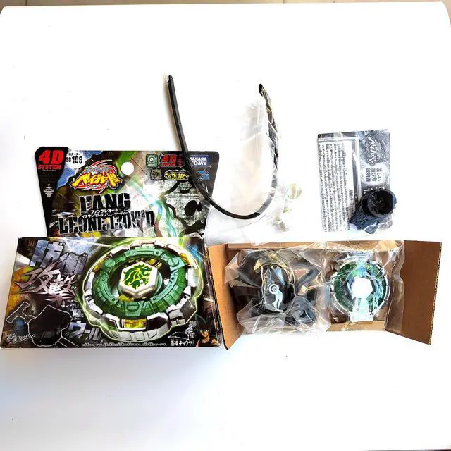 Alt view image 6 of 6 - Takara Tomy Beyblade Metal Battle Fusion Top BB106 FANG LEONE 130WD 4D WITH Light Launcher