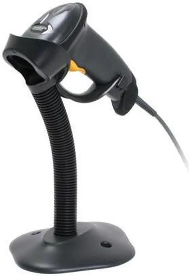 Alt view image 5 of 7 - Zebra Symbol LS2208 Corded Handheld 1D Laser Barcode Scanner, LS2208-SR USB, RS232, KBW, TGCS (IBM) 46XX over RS485, USB Kit, Black - LS2208-SR20007R-NA