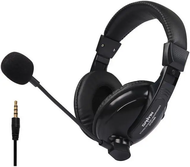 Main image of Wired Headset Stereo Wired PC Teaching Headset With Microphone, Great For K12 School Classroom and Education