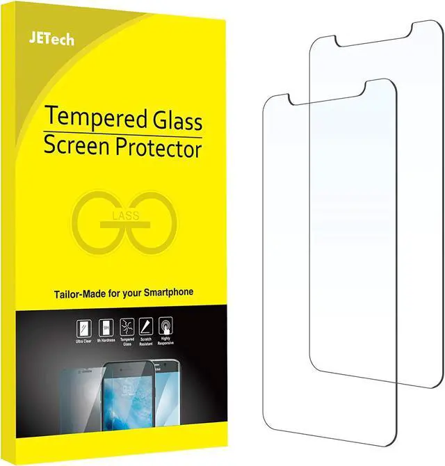 Main image of JETech Screen Protector for iPhone 11 and iPhone XR 6.1-Inch, Case Friendly, Tempered Glass Film, 2-Pack