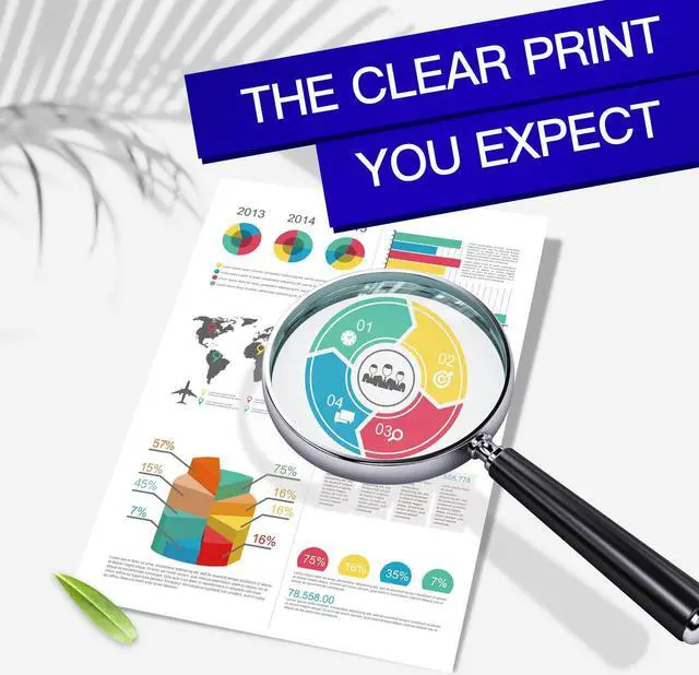 Alt view image 3 of 7 - GPC Image Remanufactured Ink Cartridge Replacement  62XL 62 XL Compatible for Envy 5540 7645 5642 5542 5643 5640 7644 7643 OfficeJet 5740 200 5745 5741 Printer Tray (1 Black 1 Tri-Color)