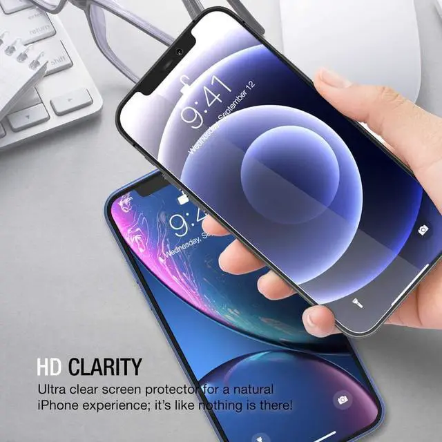 Alt view image 3 of 7 - XDesign Glass Screen Protector Designed for iPhone 11 and iPhone XR (3-Pack) 6.1-inch Tempered Glass with Touch Accurate/Impact Absorb + Easy Installation Tray [Fit with Most Cases]- 3 Pack