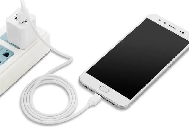 Alt view image 6 of 7 - Micro USB Cable (5-Pack 6FT) Android Charger Long Android Phone Charger Cord for  Galaxy S7 S6 Edge J7 S5 Note 5 4 LG 4 K40 K20 MP3 Kindle Tablet White