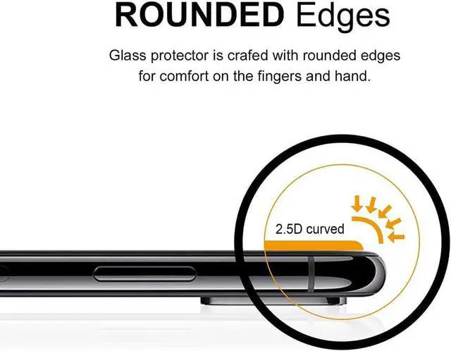 Alt view image 3 of 4 - Supershieldz (2 Pack) Designed for iPhone 11 Pro, iPhone Xs and iPhone X (5.8 inch) Tempered Glass Screen Protector with (Easy Installation Tray), Anti Scratch, Bubble Free