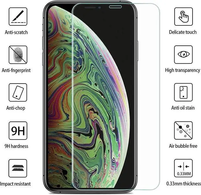 Alt view image 4 of 7 - ImpactStrong Shatterproof Tempered Glass Screen Protector for iPhone 11 / iPhone XR [Easy Installation Frame] [Bubble Free] [9H Hardness] [Full Coverage] Case Friendly, 6.1 Inch - (3-Pack)