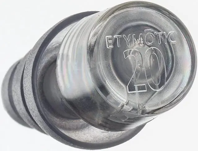 Alt view image 9 of 10 - Etymotic Research ER20XS Standard Fit High-Fidelity Earplugs (Clear/Frost)