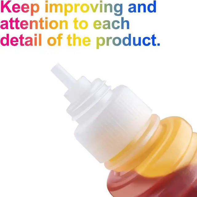 Alt view image 2 of 6 - Uniwork Compatible Refill Ink Bottle Replacement  774 664 T774 T664 for ET-2650 ET-2550 ET-16500 ET-4500 ET-4550 ET-3600 ET-2600 ET-4550 Printer Tray (Black, Cyan, Magenta, Yellow, 5Pack)