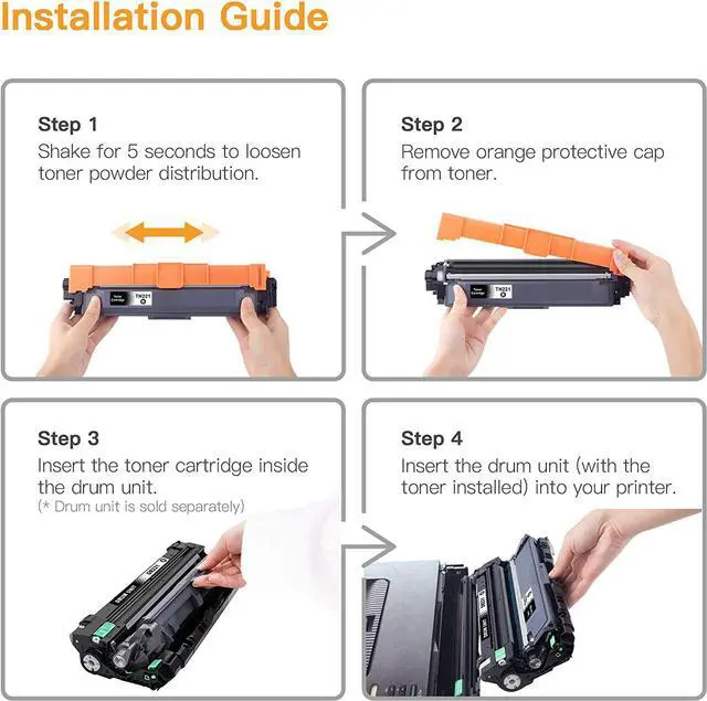 Alt view image 6 of 6 - E-Z Ink (TM) Compatible Toner Cartridge Replacement for Brother TN221 TN-221 Black to Use with MFC-9130CW HL-3170CDW HL-3140CW HL-3180CDW MFC-9330CDW MFC-9340CDW HL-3180CDW DCP-9020CDN (Black, 2 Pack)