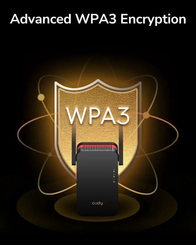 Alt view image 5 of 7 - Cudy AX3000 Dual Band Wi-Fi 6 Extender, WiFi 6 Repeater Coverage up to 3000 Sq.Ft. and 70 Devices, 802.11ax, 160MHz, MU-MIMO, Beamforming, OFDMA, WPA3
