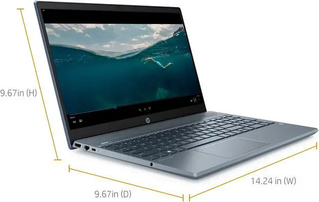 Alt view image 4 of 5 - HP Pavilion Laptop 15.6" Full HD Display, AMD Ryzen 5 3500U, AMD Radeon™ Vega 8 Graphics, 8GB SDRAM, 1TB HDD + 128GB SSD, Horizon Blue, 15-cw1068wm