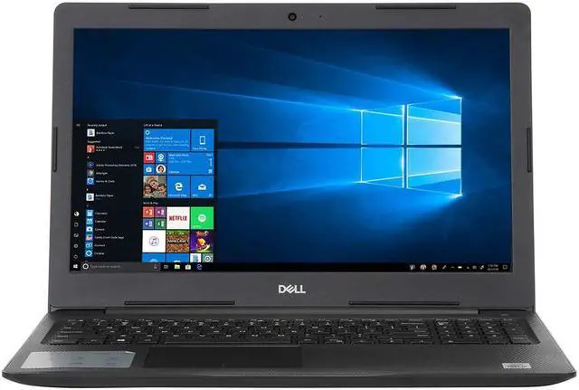 Alt view image 2 of 8 - 2020 Dell Inspiron 15 3593 15.6" Laptop Computer - Black  Intel Core i3-1005G1  8GB DDR4-2666 RAM; 256GB PCIe NVMe M.2 Solid State Drive