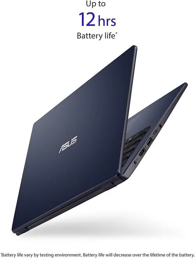 Alt view image 5 of 17 - ASUS Laptop L410 Ultra Thin Laptop, 14" FHD Display, Intel Celeron N4020 Processor, 4 GB RAM, 64 GB Storage, NumberPad, Windows 10 Home in S Mode, Star Black, L410MA-DB02