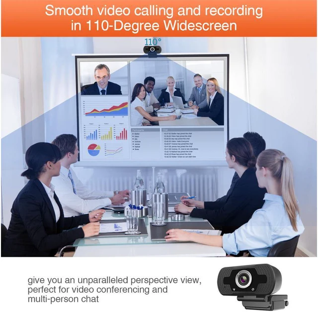 Alt view image 5 of 6 - 2020 Webcam with Microphone Privacy Cover Tripod , 1080P Full HD Webcam Streaming Computer Web Camera for PC Laptop Desktop cheaper then logitech c920 c920s c615 c525 c922x