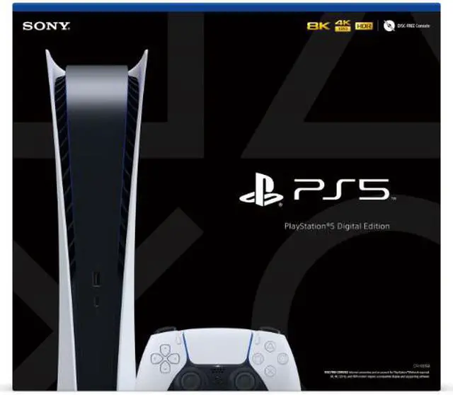 Alt view image 2 of 3 - Playstation 5 Digital Console with Ozeal Charging Station