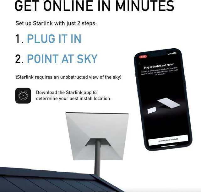 Alt view image 5 of 6 - SpaceX Starlink Gen 3 Standard Kit: High-Speed, Low-Latency Internet (Latest Model) Ultra Portable WiFi Router - Elegant Design, starlink Travel Router WiFi 6, Satelital Connectivity