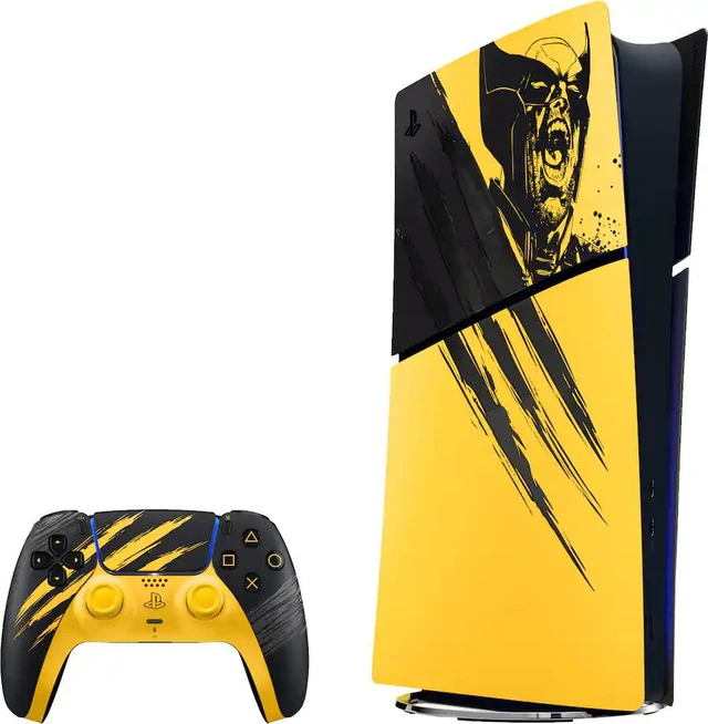 Alt view image 2 of 5 - PlayStation 5 Digital Edition Marvels Wolverine Battle Limited Edition Bundle