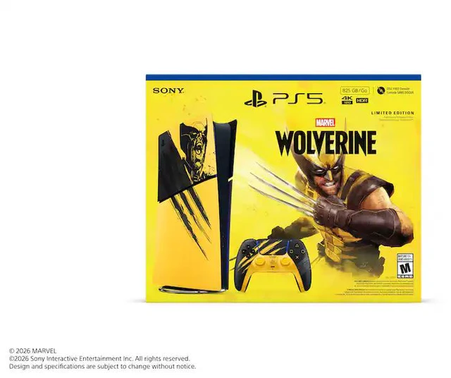 Alt view image 4 of 5 - PlayStation 5 Digital Edition Marvels Wolverine Battle Limited Edition Bundle