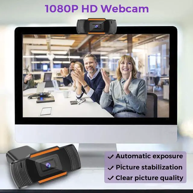 Alt view image 3 of 7 - 720P Web Cam HD Camera Webcam with Mic Microphone for Computer PC Laptop Notebook