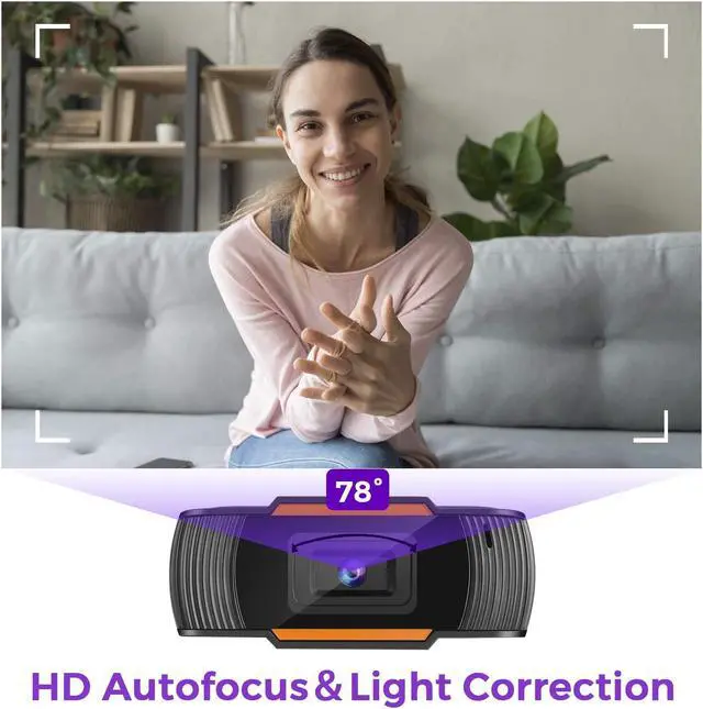 Alt view image 5 of 7 - 720P Web Cam HD Camera Webcam with Mic Microphone for Computer PC Laptop Notebook