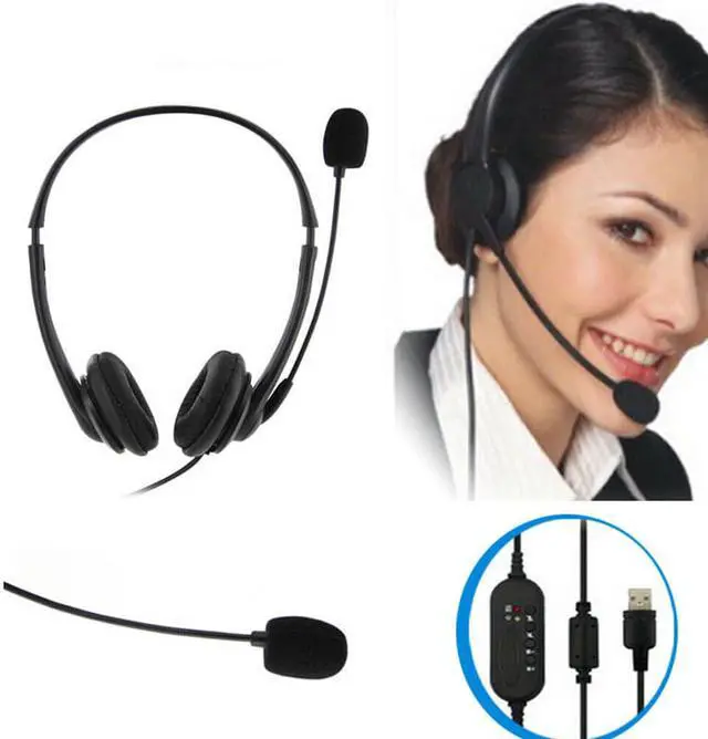 Alt view image 3 of 5 - USB Headset with Microphone