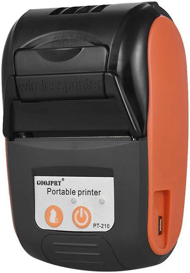 Alt view image 2 of 7 - GOOJPRT PT-210 Portable Thermal Printer Handheld 58mm Receipt Printer for Retail Stores Restaurants Factories Logistics