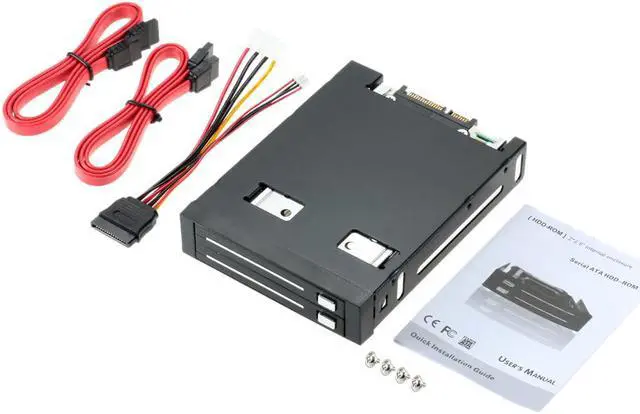 Alt view image 7 of 7 - Dual Bay 2.5" Inch SATA III Hard Drive HDD & SSD Tray Caddy Internal Mobile Rack Enclosure Docking Station Hot Swap