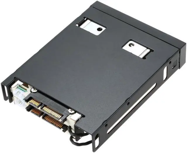 Alt view image 3 of 7 - Dual Bay 2.5" Inch SATA III Hard Drive HDD & SSD Tray Caddy Internal Mobile Rack Enclosure Docking Station Hot Swap