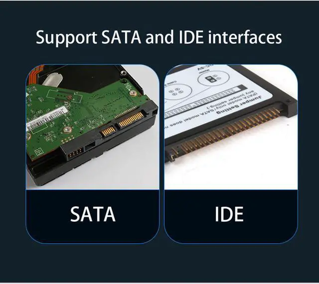 Alt view image 3 of 4 - USB 3.0 to 2x2.5/3.5" SATA and 1x IDE HDD Docking Station 3 Bay External Hard Drive Clone HDD Enclosure USB 2 Ports USB 2.0 Hub MS/M2/XD/CF/SD/TF Card Reader