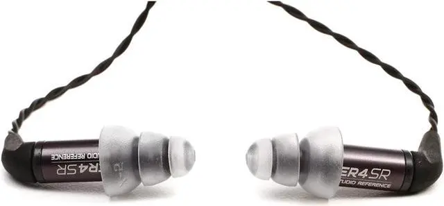 Alt view image 5 of 17 - Etymotic Research ER4SR Studio Reference Precision Matched In-Ear Earphones (Detachable Balanced Armature Drivers, Noise Isolating, High Fidelity, World Leader Response Accuracy)