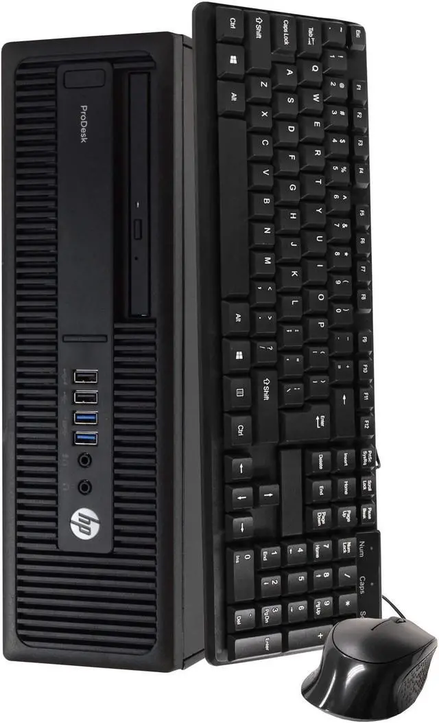 Alt view image 2 of 7 - HP ProDesk 600 G2 Desktop Computer PC, 3.20 GHz Intel i5 Quad Core Gen 6, 16GB DDR4 RAM, 240GB SSD Hard Drive, Windows 10 Professional 64 bit, 22" Screen