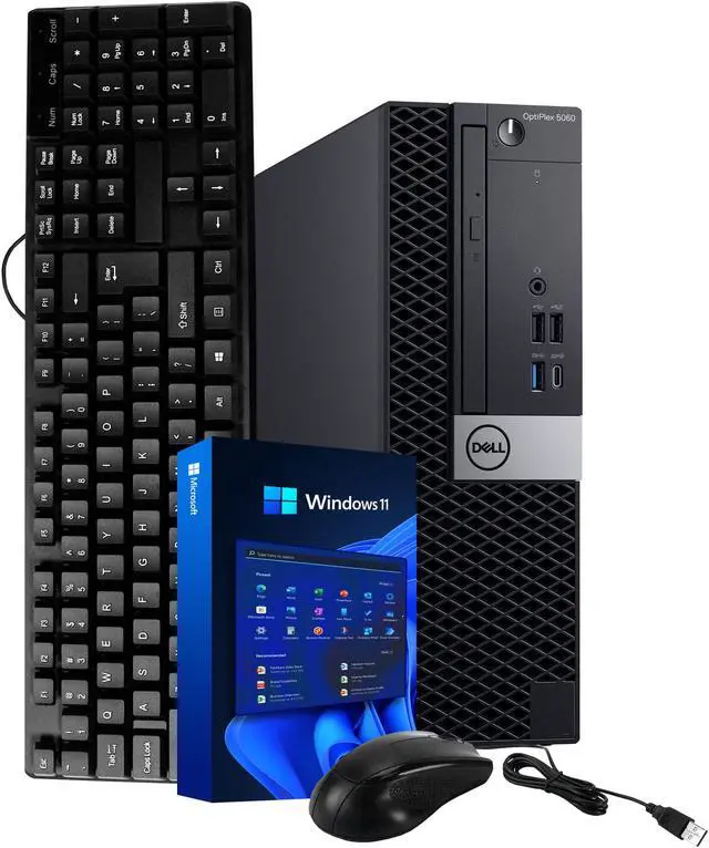 Alt view image 7 of 7 - Dell OptiPlex 5060 - Windows 11 Desktop Computer | Intel Core i5-8500 Six Core (4.3GHz Turbo) | 16GB DDR4 RAM | 500GB SSD Solid State + 1TB HDD | WiFi + Bluetooth | Home or Office PC