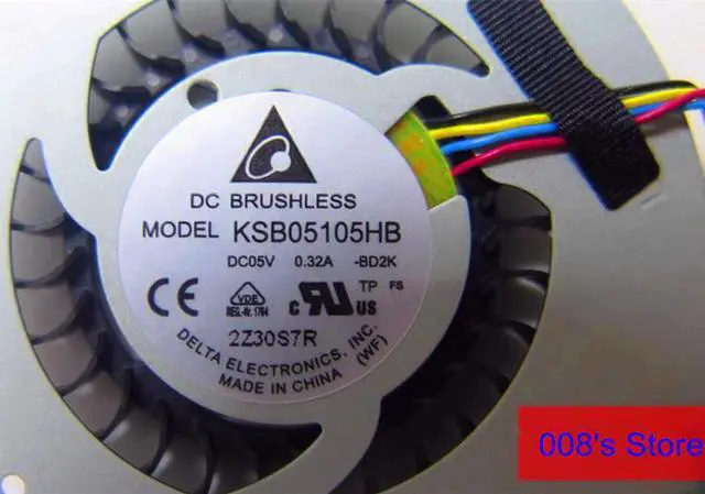 Alt view image 4 of 4 - CPU Cooler Fan For Lenovo Mini Living Room IdeaCentre Q180 For DELTA KSB05105HB BD2K Replace PC Cooling