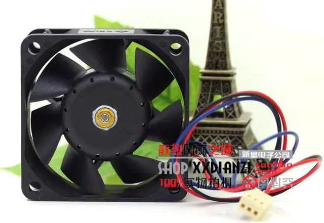 Alt view image 2 of 5 - Cooler Fan For AFB0612DH 6025 6cm 60mm 12V 1.1A 60*60*25MM 50.4CFM 4500-9000RPM PWM Server PC Violence Cooling