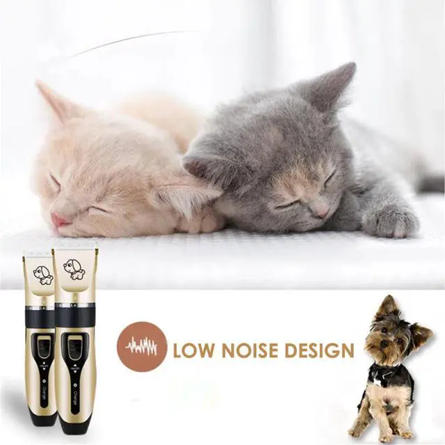 Alt view image 4 of 5 - Low-noise Pet Hair Clipper Remover Cutter Grooming Cat Dog Hair Trimmer Electrical Pets Hair Cut Machine USB Charge