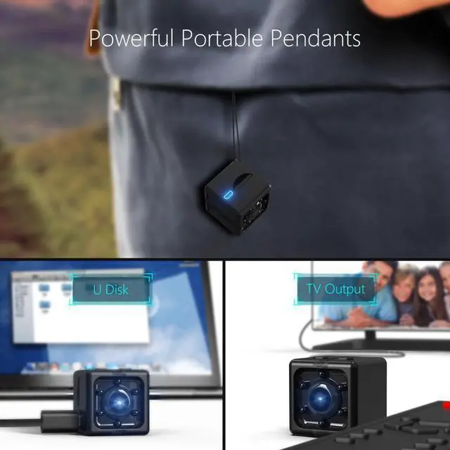 Alt view image 2 of 5 - CC2 Compact Camera Nice than usb gadgets support camera android hero4 esp32 cam 4k mini 7 black case outdoor