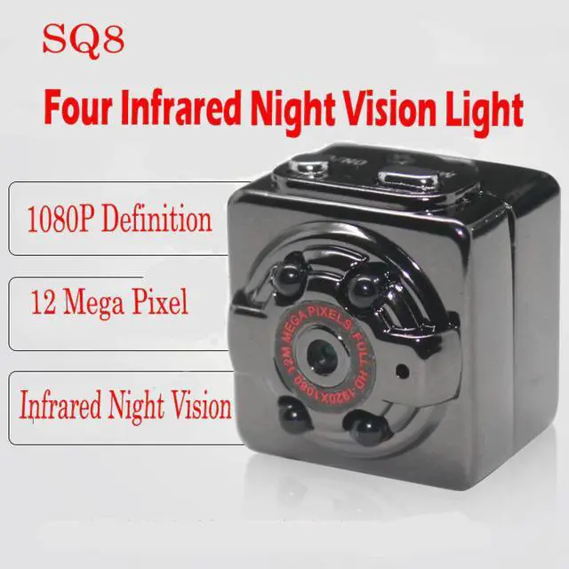Main image of SQ8 Camera Video Voice Audio Recorder Wireless Infrared Smart Outdoor Action Camcorder Secret Pocket Micro Cam Professional