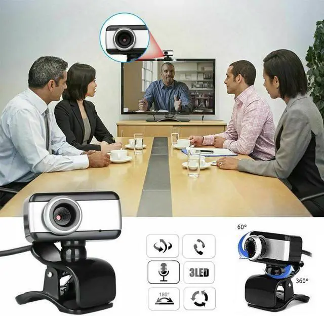 Alt view image 2 of 5 - 30FPS USB 2.0 HD Webcam Camera Web Cam With Mic For Computer PC Laptop Desktop For Youtube Live Teleworking Video Conference