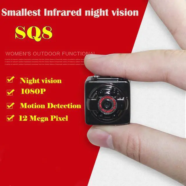 Alt view image 3 of 5 - SQ8 Camera Video Voice Audio Recorder Wireless Infrared Smart Outdoor Action Camcorder Secret Pocket Micro Cam Professional