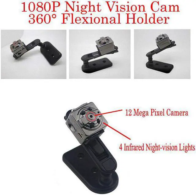 Alt view image 5 of 5 - SQ8 Camera Video Voice Audio Recorder Wireless Infrared Smart Outdoor Action Camcorder Secret Pocket Micro Cam Professional