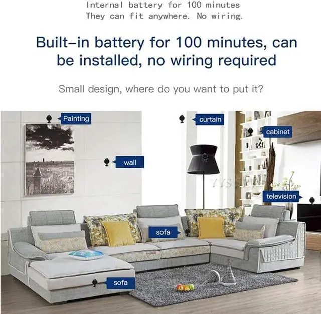 Alt view image 5 of 5 - Mini Camra Espia Video Kamera Water Droplets Style Micro Camara Small Action IP Security Camcorder Support Hidden SD Card