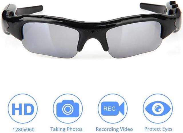 Alt view image 7 of 7 - Sport Video Sunglasses Recorder DVR Digital Mini Camera HD Action Camera Eyewear Audio Video Recorder Sun Glasses