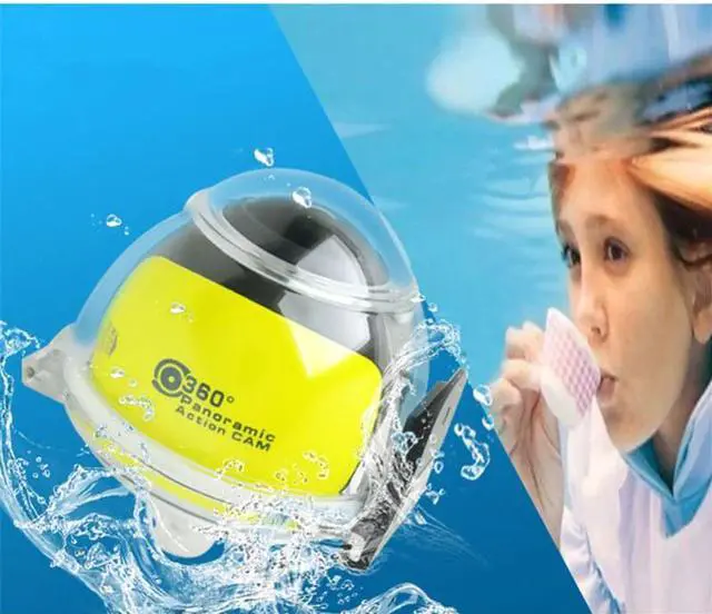 Alt view image 3 of 5 - ELRVIKE 4K 360 Action Camera Wifi Mini 2448*2448 Ultra HD Mini Panorama Camera 360 Degree Sport Driving VR Camera HDV
