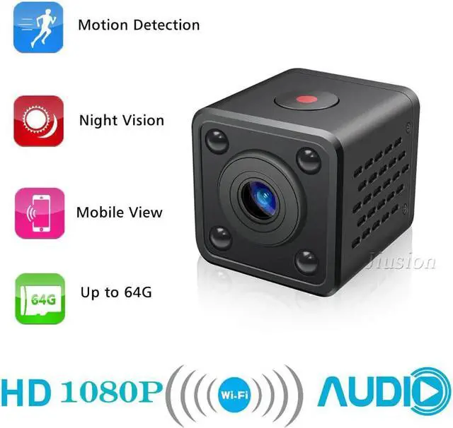 Alt view image 2 of 5 - IP Mini Camera Wireless Espia Gizli Kamera Espion Micro Cam Secret Action Telecamera Body Video Recorder Camcorder