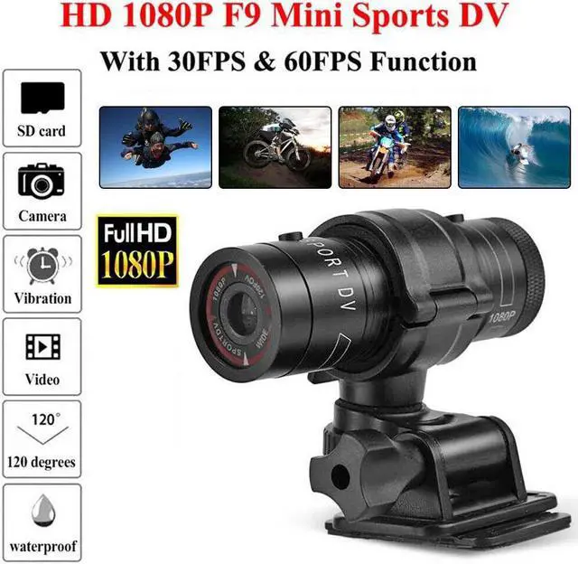 Alt view image 2 of 5 - Camera HD Mountain Bike Bicycle Motorcycle Helmet Sports Action Camera Video DV Camcorder Full HD 1080p Car Video Recorder