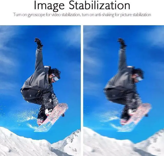 Alt view image 4 of 5 - Brave 4 4K 20MP Wifi Action Camera Ultra HD EIS 30m Underwater Waterproof Remote Sports Camcorder Helmet Accessories Gift