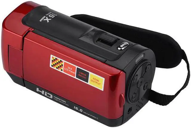 Alt view image 2 of 5 - HD-C7 Video Camera Full HD 1080P Portable Camcorders 16x Zoom 16MP Home Use Digital Camera 2.7" Rotating LCD Screen #